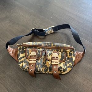 Rebecca Minkoff leopard fanny pack
